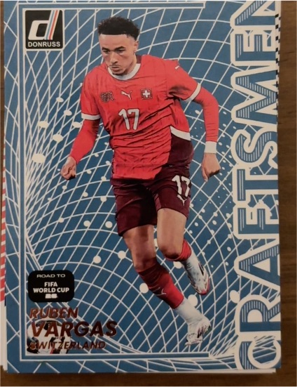 2022 Donruss Soccer Draftsmen Ruben Vargas — front