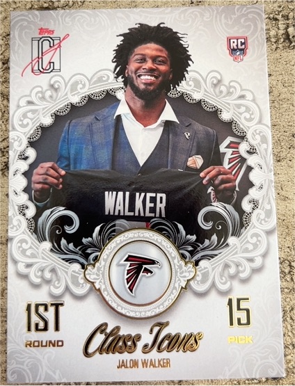 2023 Topps Class Icons #15 Jalon Walker — front