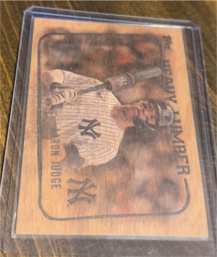 2022 Topps Heritage High Number #HW-AD Aaron Judge — front