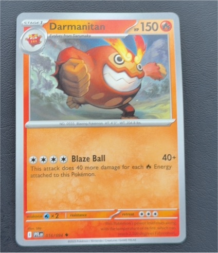 2023 Pokémon PFL3 #016 Darmanitan — front