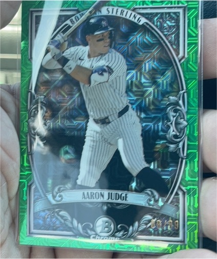 2021 Bowman Sterling Chrome #BS-1 Aaron Judge — front