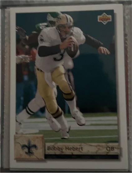 1992 Upper Deck #89 Bobby Hebert — front