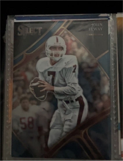 1996 Select John Elway #7 Cardinals — front