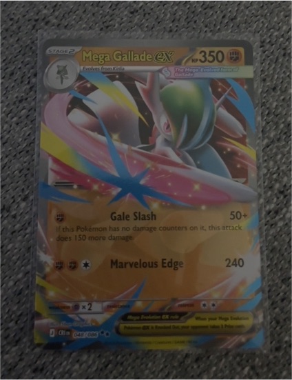 2014 Pokémon XY Evolutions #048 Mega Gallade EX — front