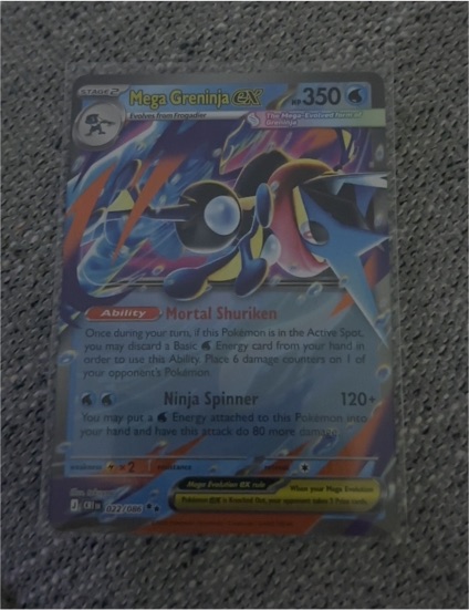 2015 Pokémon XY Evolutions #022 Mega Greninja EX — front