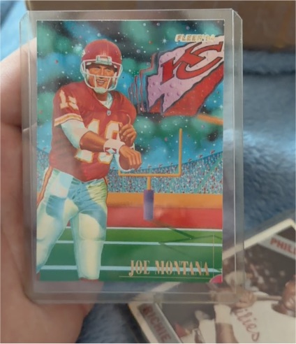 1993 Fleer #11 Joe Montana — front
