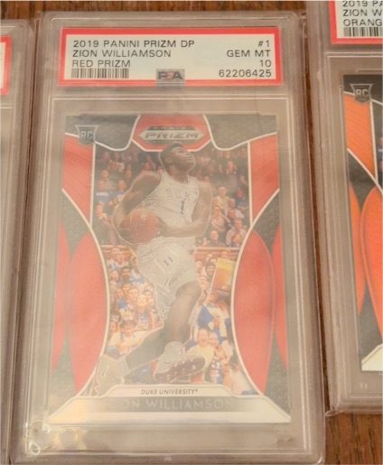 2019 Panini Prizm DP #1 Zion Williamson — front