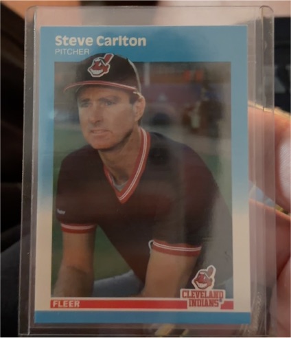 1984 Fleer #430 Steve Carlton — front