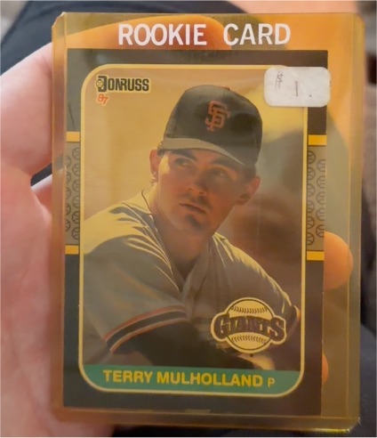 1987 Donruss #87 Terry Mulholland — front