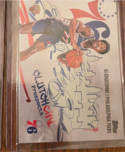 2021 Topps Glitch City Prospects #1 Vi Edgecombe — front