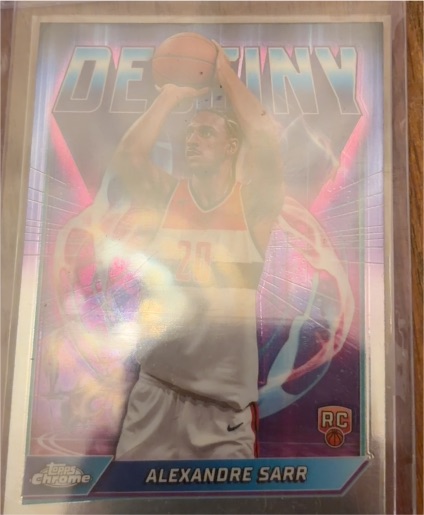 2021 Topps Chrome Destiny #Alexandre Sarr — front
