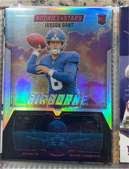 2023 Panini Rookies & Stars Airborne #AIR-1 Jaxson Dart — front
