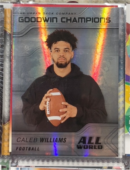 2023 Upper Deck Goodwin Champions Caleb Williams All World — front