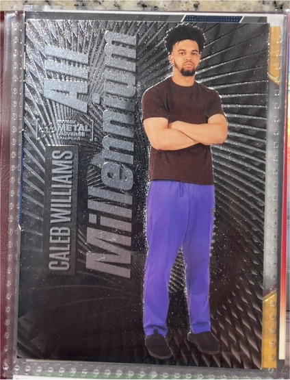 2022 Metal Universe Millenniums Caleb Williams — front