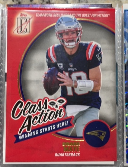 2022 Topps Dynasty Class Action Mac Jones — front