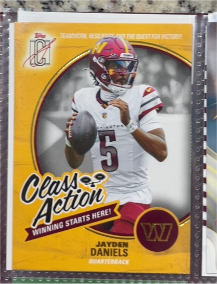 2023 Topps Class Action #CA-JD Jayden Daniels — front