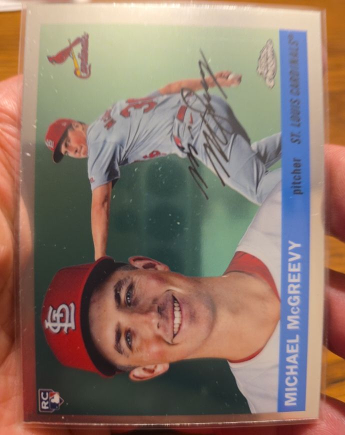 2022 Topps Heritage #TBD Michael McGreevy — front