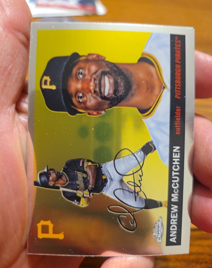 2019 Topps Chrome #CPC-3 Andrew McCutchen — front