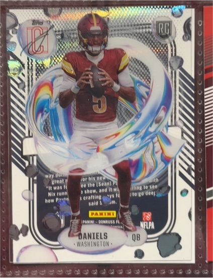 2022 Panini Donruss Optic C-3 Sam Howell Daniels — front