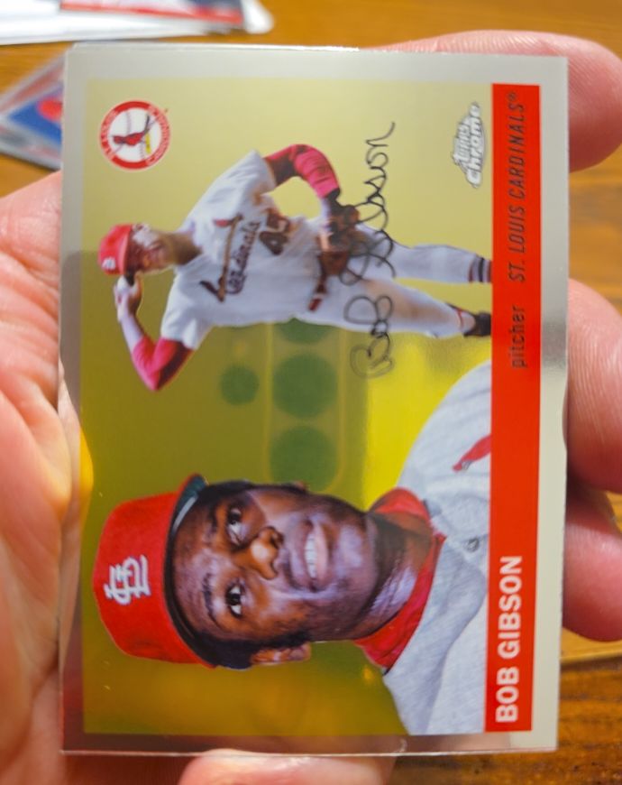 1989 Topps Chrome #300 Bob Gibson — front