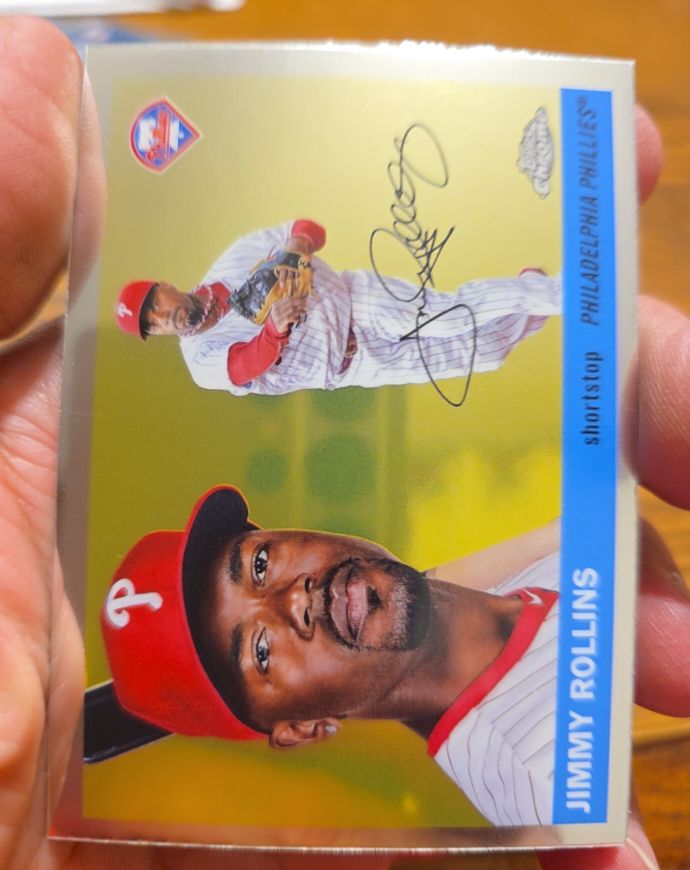 2007 Topps #1 Jimmy Rollins — front