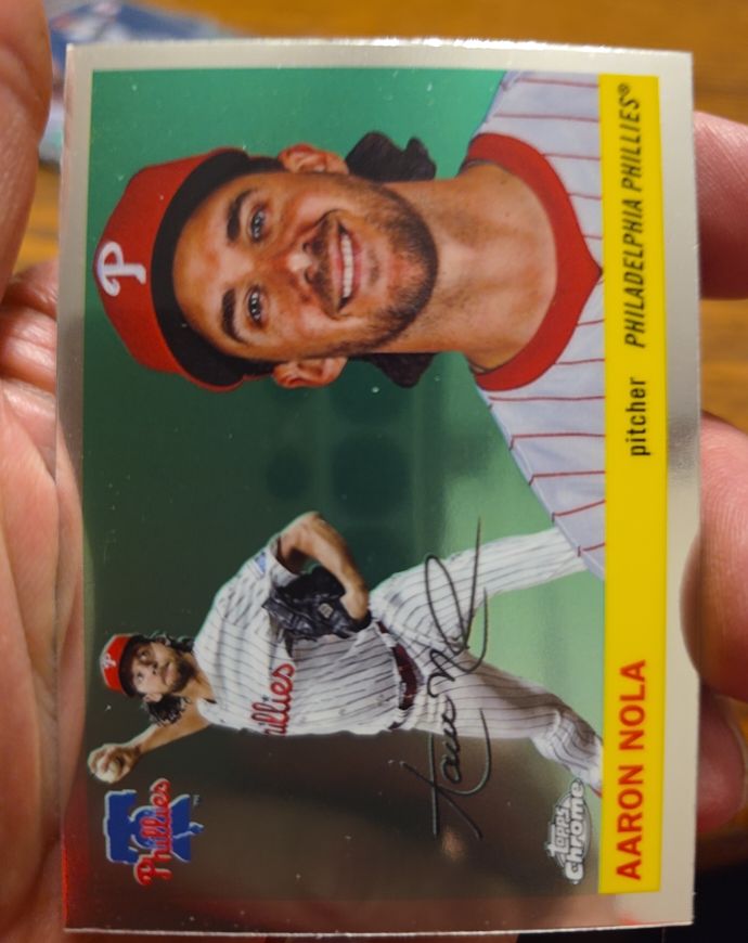 2017 Topps Chrome Aaron Nola — front