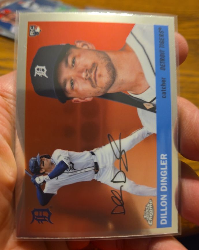 2021 Topps Chrome #183 Dillon Dingler — front