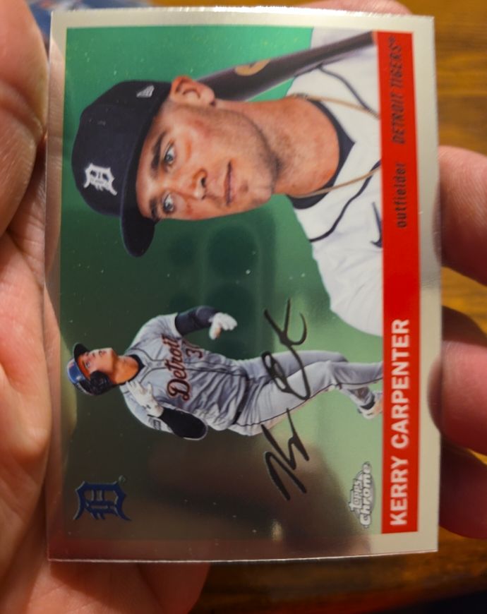 2022 Topps Chrome #TC-22 Kerry Carpenter — front
