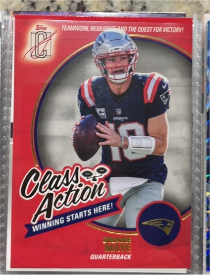 2022 Topps Class Action #CA-MJ Mac Jones — front