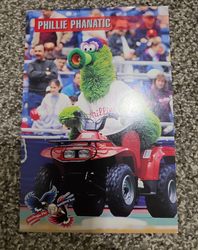 1997 Interleague Plus Phillie Phanatic — front
