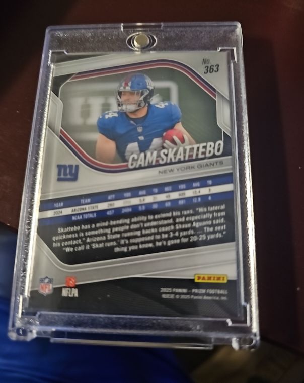 2023 Panini #363 Gam Skattebo — front