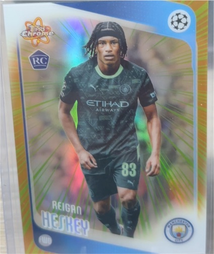 2022 Topps Chrome UEFA Champions League #83 Reigan Heskey — front