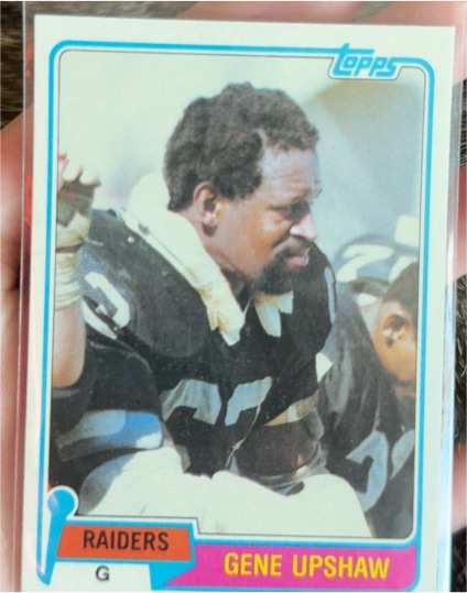 1981 Topps #68 Gene Upshaw — front