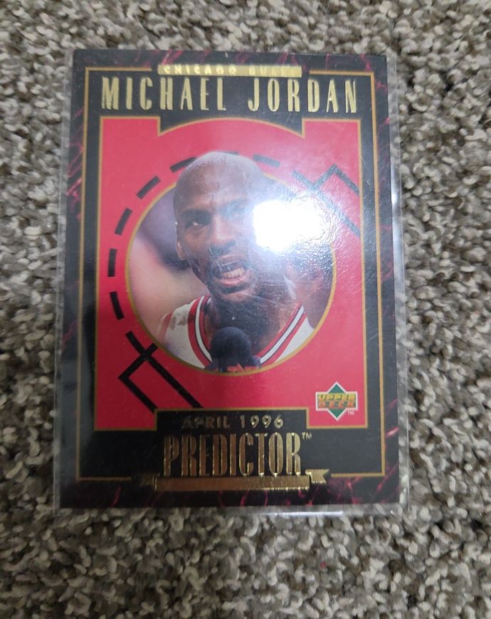 1996 Upper Deck April 1996 Predictor Michael Jordan — front