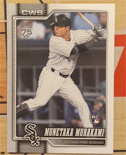 2022 Topps Series 1 #CWS-75 Munetaka Murakami — front