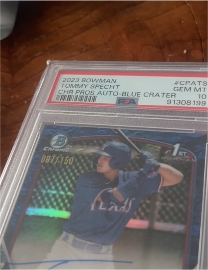 2023 Bowman #CPATS Tommy Specht — front