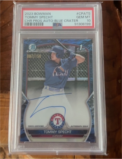 2023 Bowman #CPATS Tommy Specht — front
