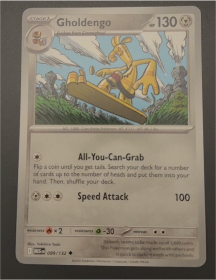 2023 Pokémon 099 Gholdengo — front
