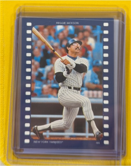 1987 Fleer #44 Reggie Jackson — front