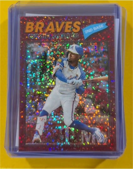 2020 Topps Heritage #HMT-2 Ozzie Albies — front