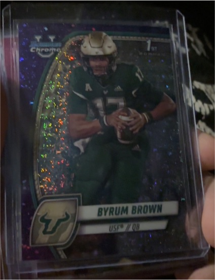 2022 Panini Prizm Draft Picks #1 Byrum Brown — front
