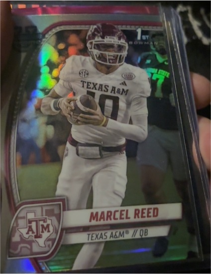 2022 Bowman #1st Marcel Reed — front