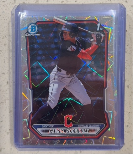 2021 Bowman Chrome #1 Gabriel Rodriguez — front