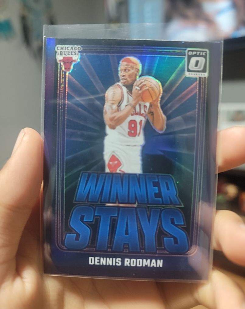 2020 Donruss Optic Winner Stays Dennis Rodman — front