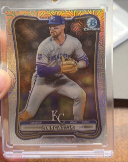 2021 Bowman Chrome #BCP-1 Bobby Witt Jr. — front
