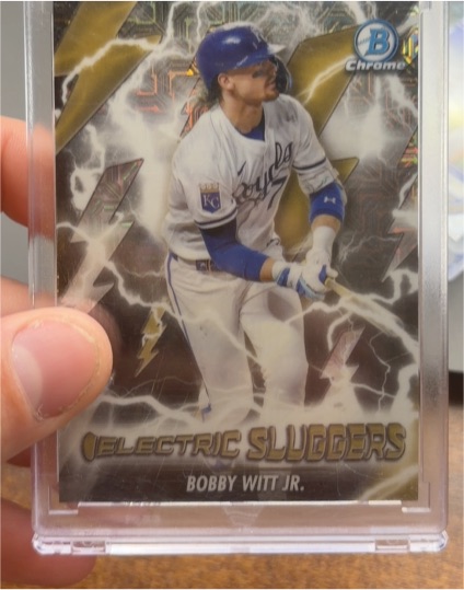 2021 Bowman Chrome Electric Sluggers Bobby Witt Jr. — front