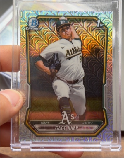 2021 Bowman Chrome #BDP-80 Gage Jump — front