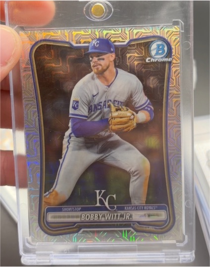 2021 Bowman Chrome #BCP-1 Bobby Witt Jr. — front