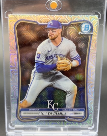 2021 Bowman Chrome #BCP-1 Bobby Witt Jr. — front