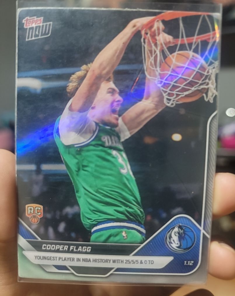 2022 Topps Now #1.12 Cooper Flagg — front